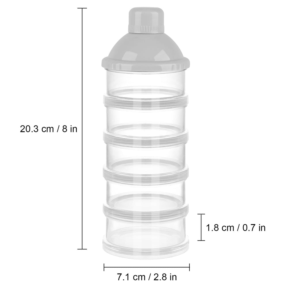 Accmor's independent stackable compartments allow customizable portions.