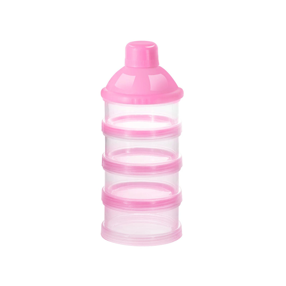 Accmor formula dispenser on-the-go with four compartments for organized feeds