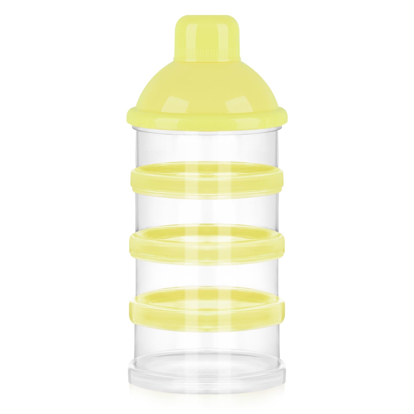Accmor formula dispenser on the go four-compartment setup for travel portions.