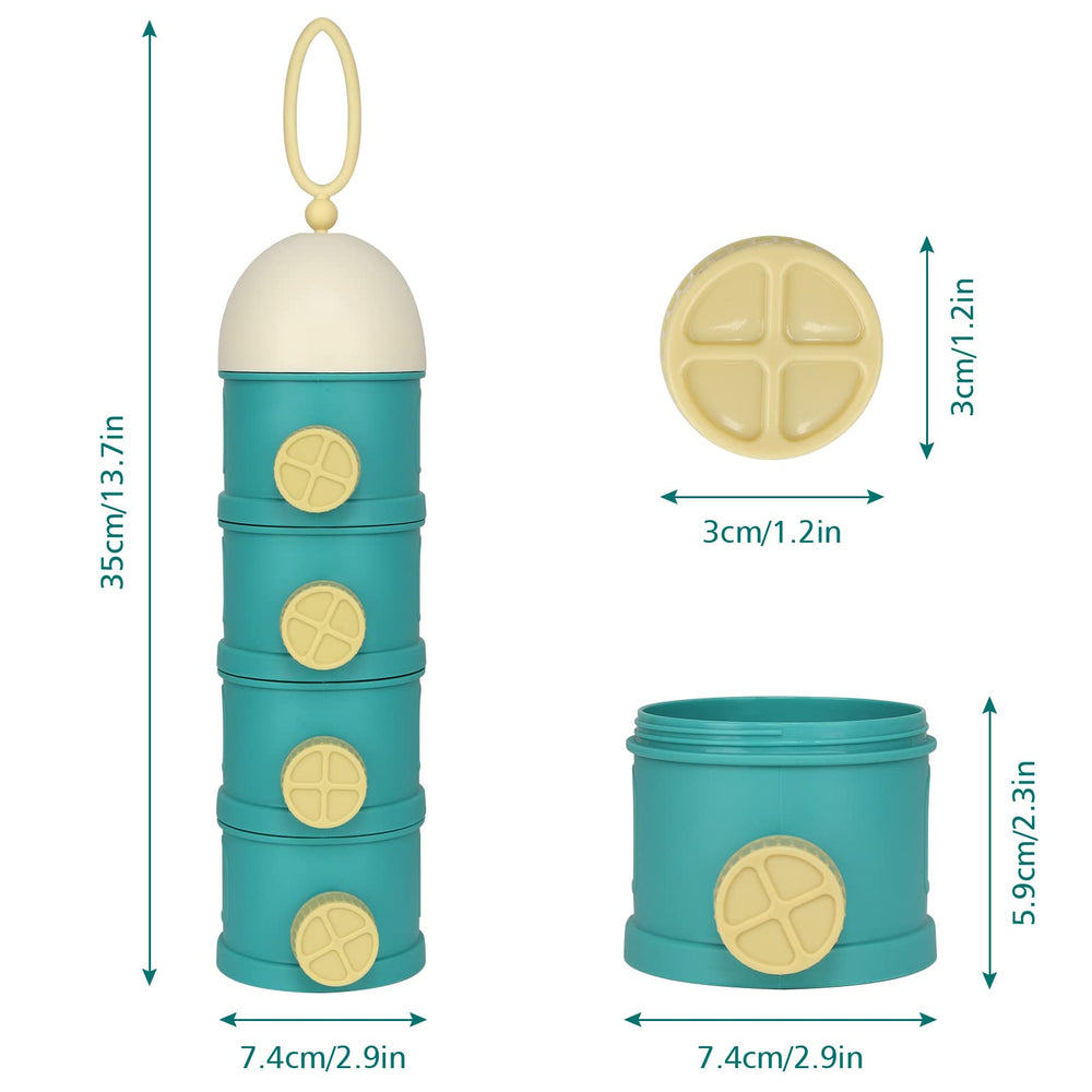 Accmor easy-clean lid and compact size simplify cleanup on trips.