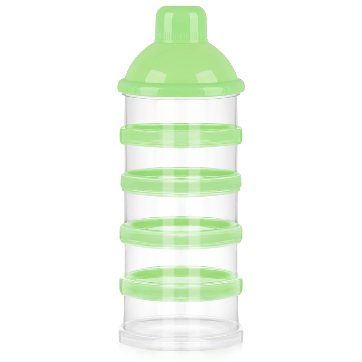 Accmor Formula Dispenser On The Go with stackable five compartments for pre-measured servings on-the-go meals