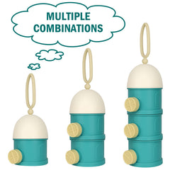 Accmor side lid pouring design to portion powder neatly
