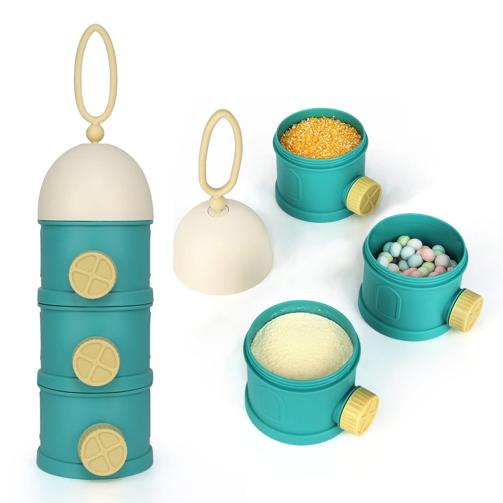 Accmor side-pour lids showing easy access for measured portions