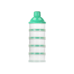 Accmor formula dispenser top view showing five compartments for travel meals