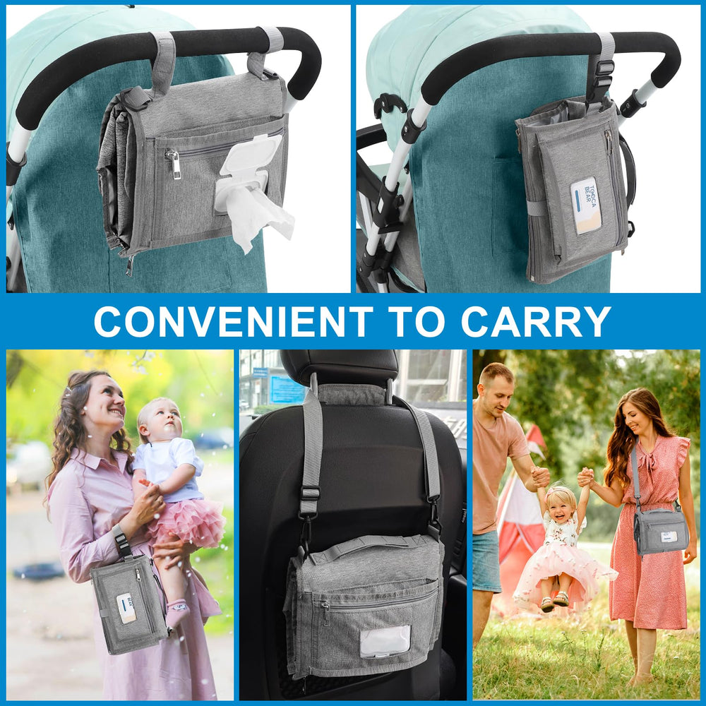 Accmor front wipes pocket provides quick access to wipes