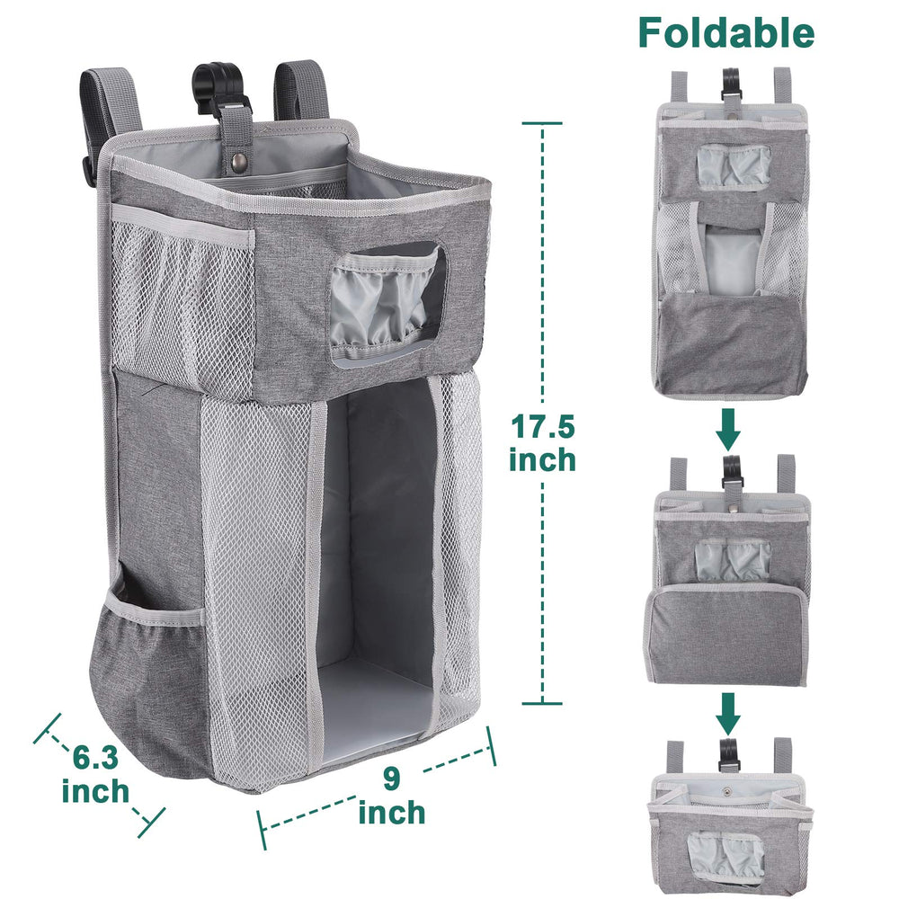 Accmor Oxford fabric resists wear and cleans easily for daily nursery use.
