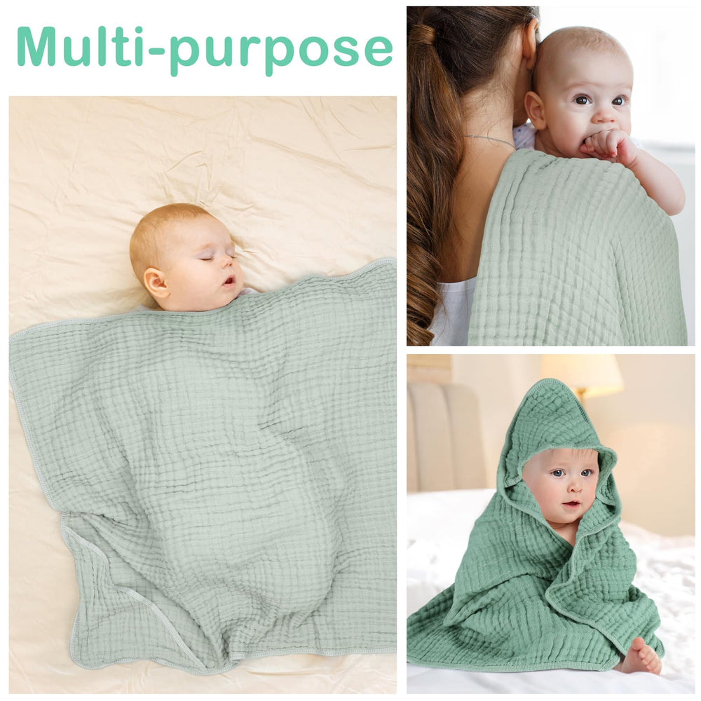 Accmor hooded-towel-swaddling-cosy-wrap—great for wrapping and soothing after bath.