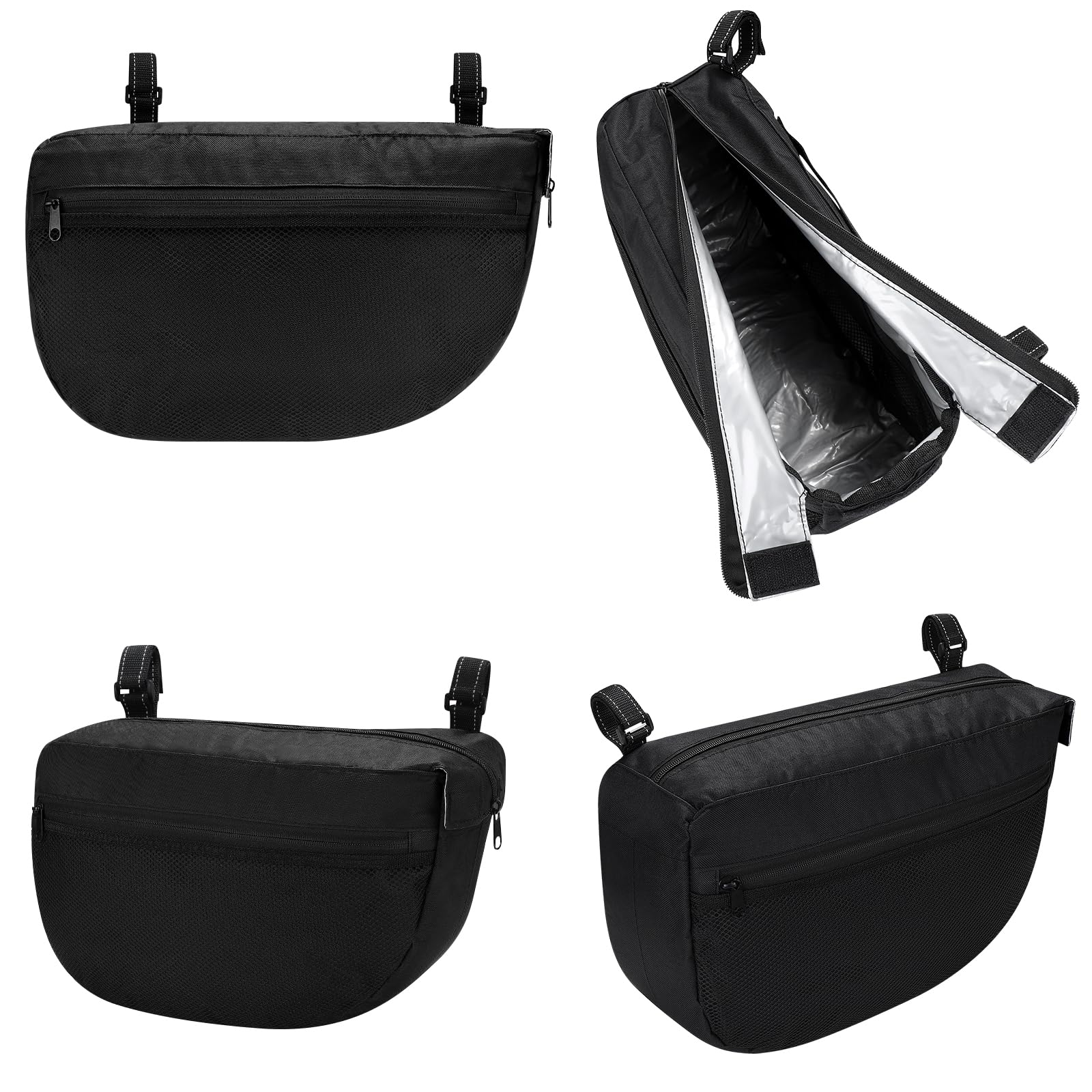Accmor insulated side sling bag easy installation with adjustable Velcro straps.