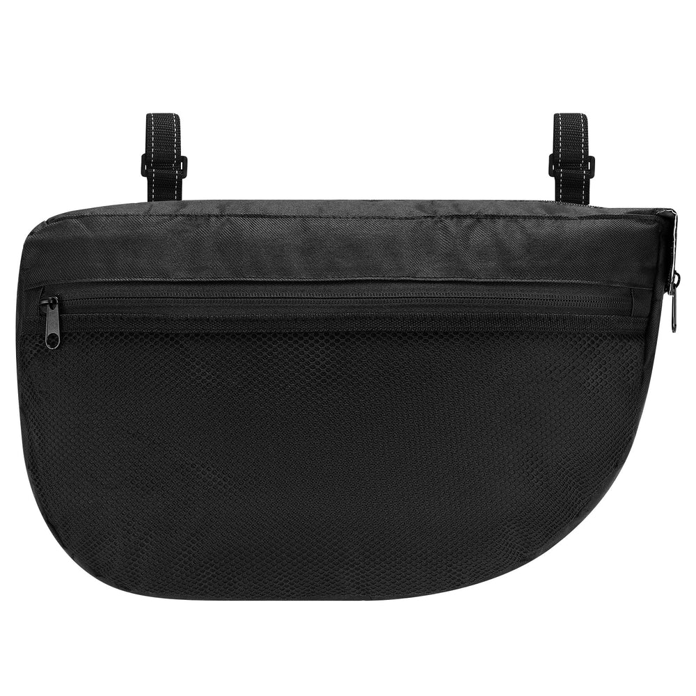 Accmor insulated side sling bag side storage space captures toys, wipes, and clothing.