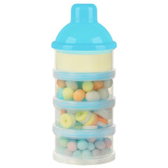 Accmor layered compartments illustrate pre-measured portions for quick formula prep.