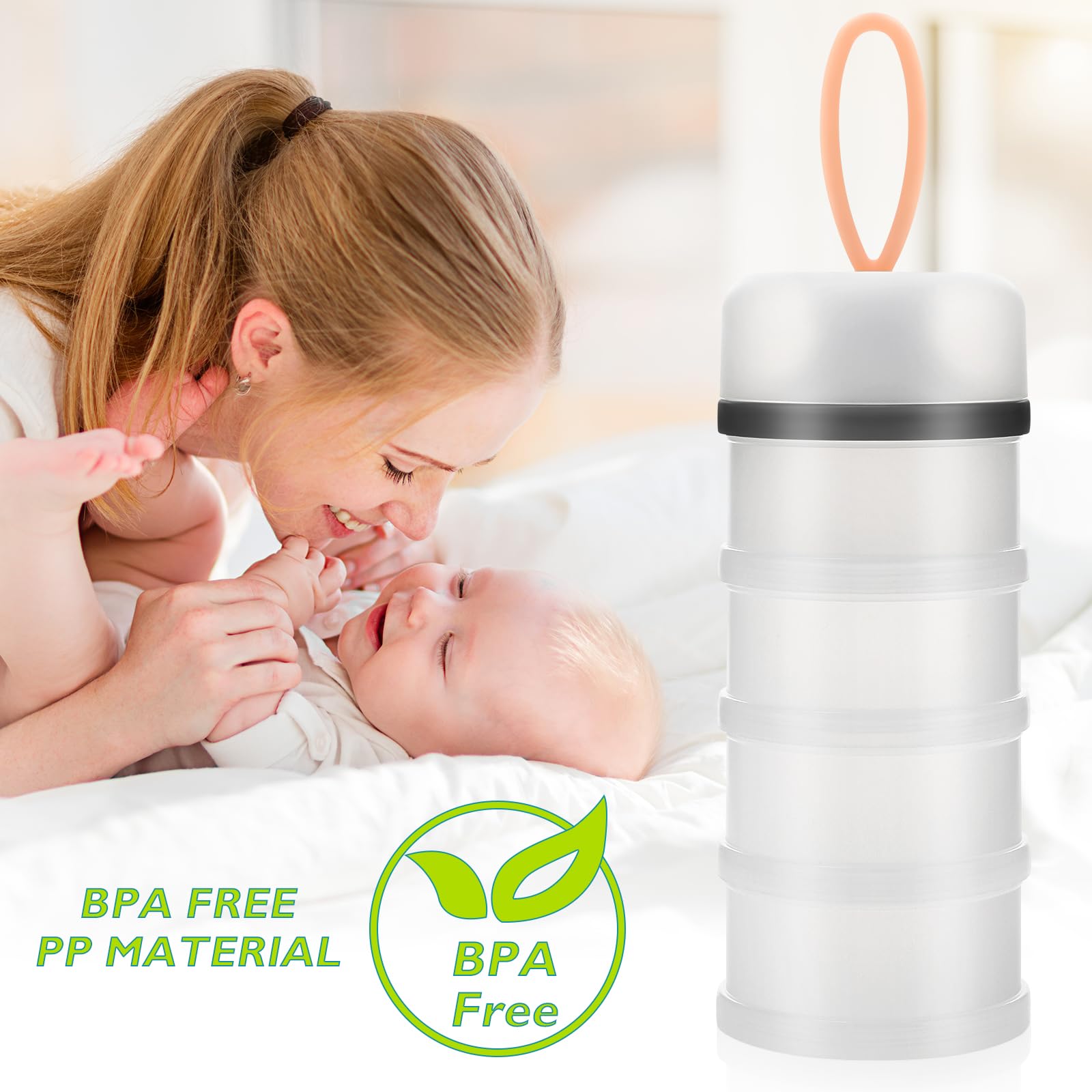 Leak-proof spill-free design of Accmor dispenser prevents spills during travel.