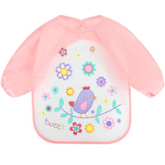 Accmor long-sleeve bib with elastic cuffs keeps sleeves clean
