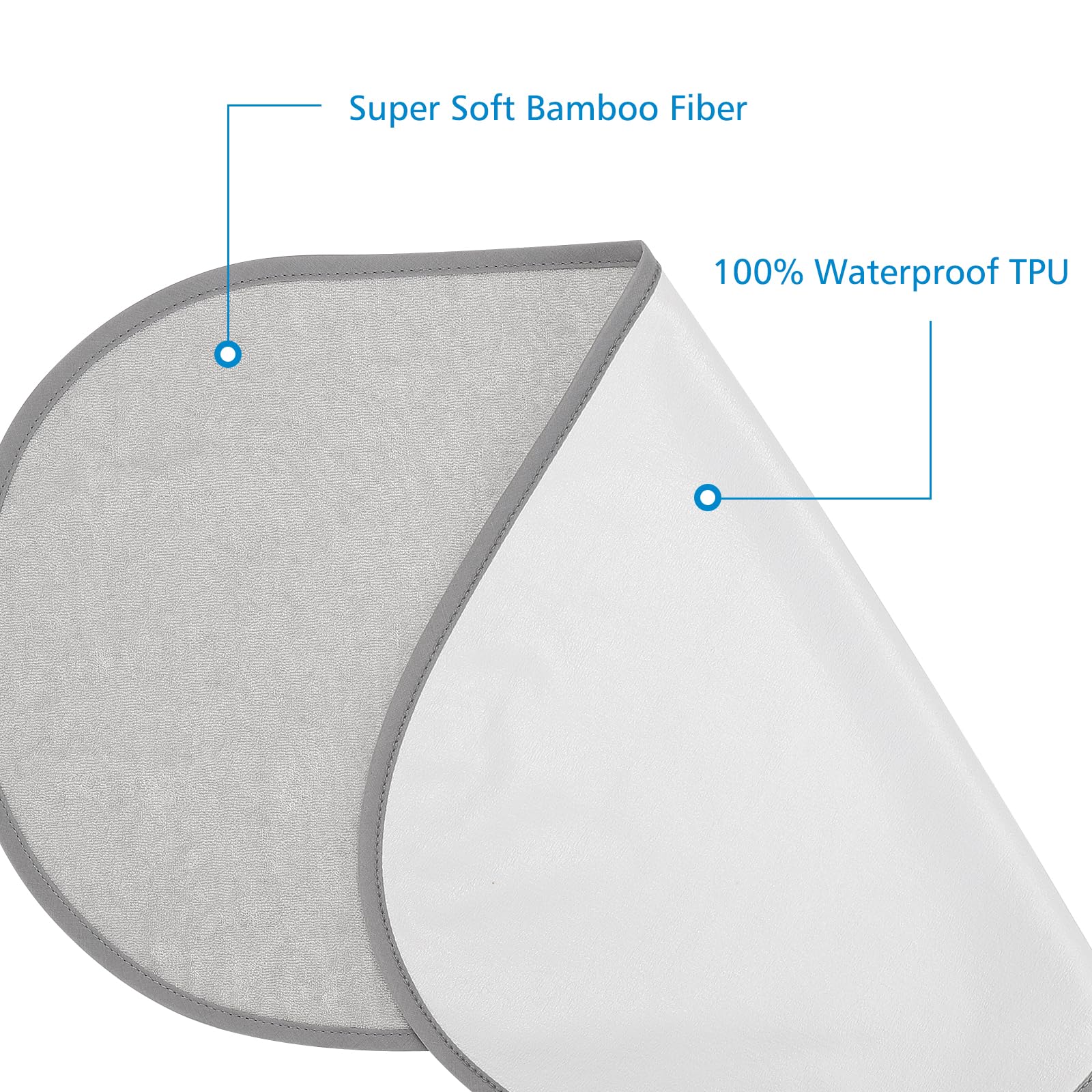 Accmor machine-washable liner for quick cleanup after messy diaper changes.