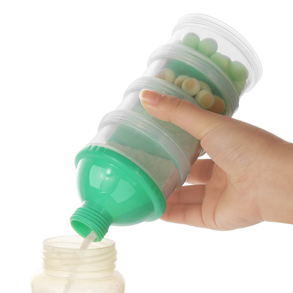 Accmor multi-purpose snack cups can store oats, nuts, fruit, or baby food neatly.