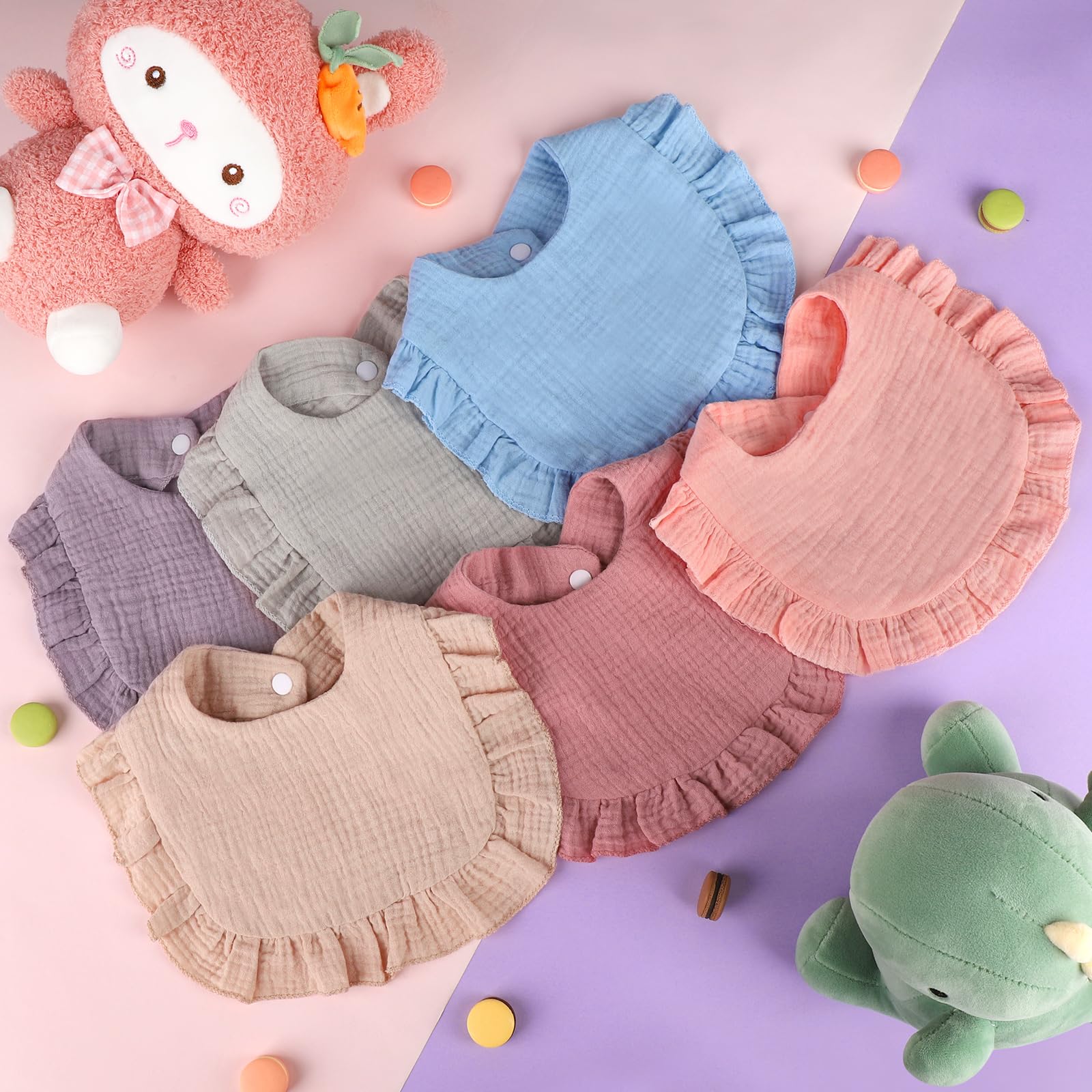 Accmor muslin baby bibs gift-set highlighted as thoughtful baby shower or newborn gift.
