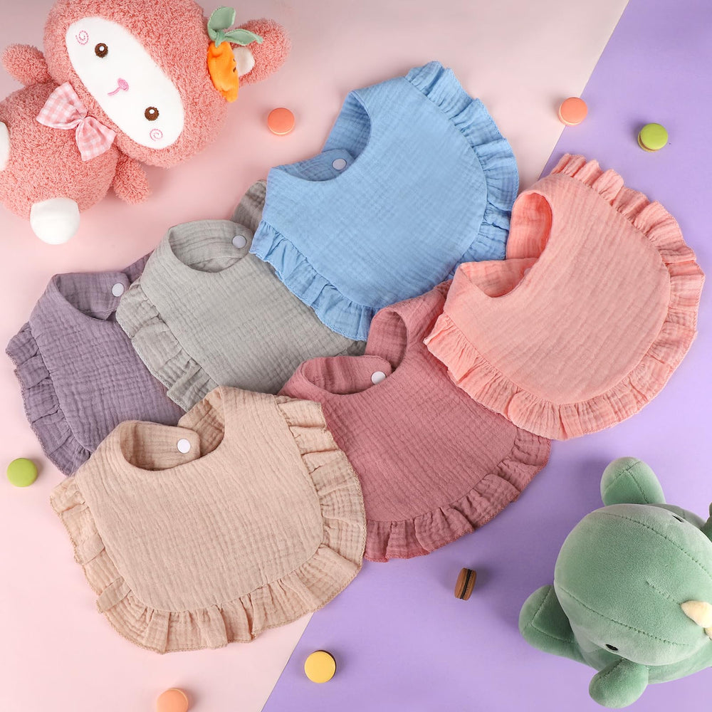Accmor muslin baby bibs gift-set highlighted as thoughtful baby shower or newborn gift.