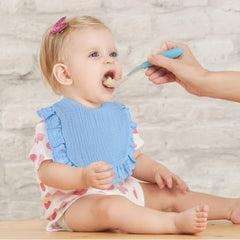 Accmor muslin baby bibs multipurpose-use demonstrate versatility as bibs, burp cloths, and wipes.