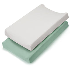 Accmor changing pad cover demonstrates 360-degree elastic fit for secure on-pad stability.