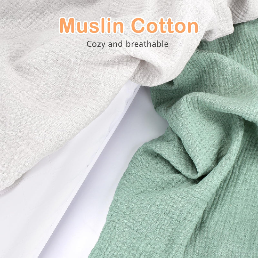 Accmor changing pad cover with elastic edges makes dressing and removal quick and easy.