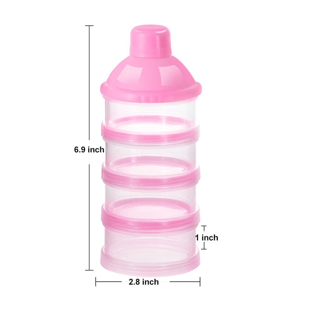 Accmor narrow footprint container keeps feeding gear tidy during trips.