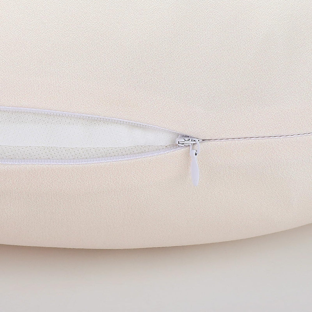 Accmor nursing pillow cover easy-clean machine-wash friendly maintenance after spills.