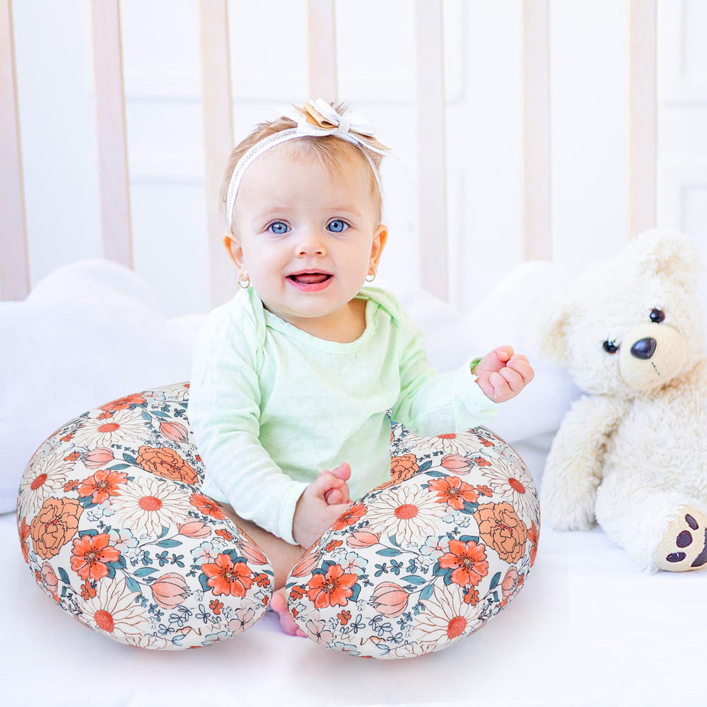 Accmor nursing pillow cover packaged as gift-ready for baby showers and registries