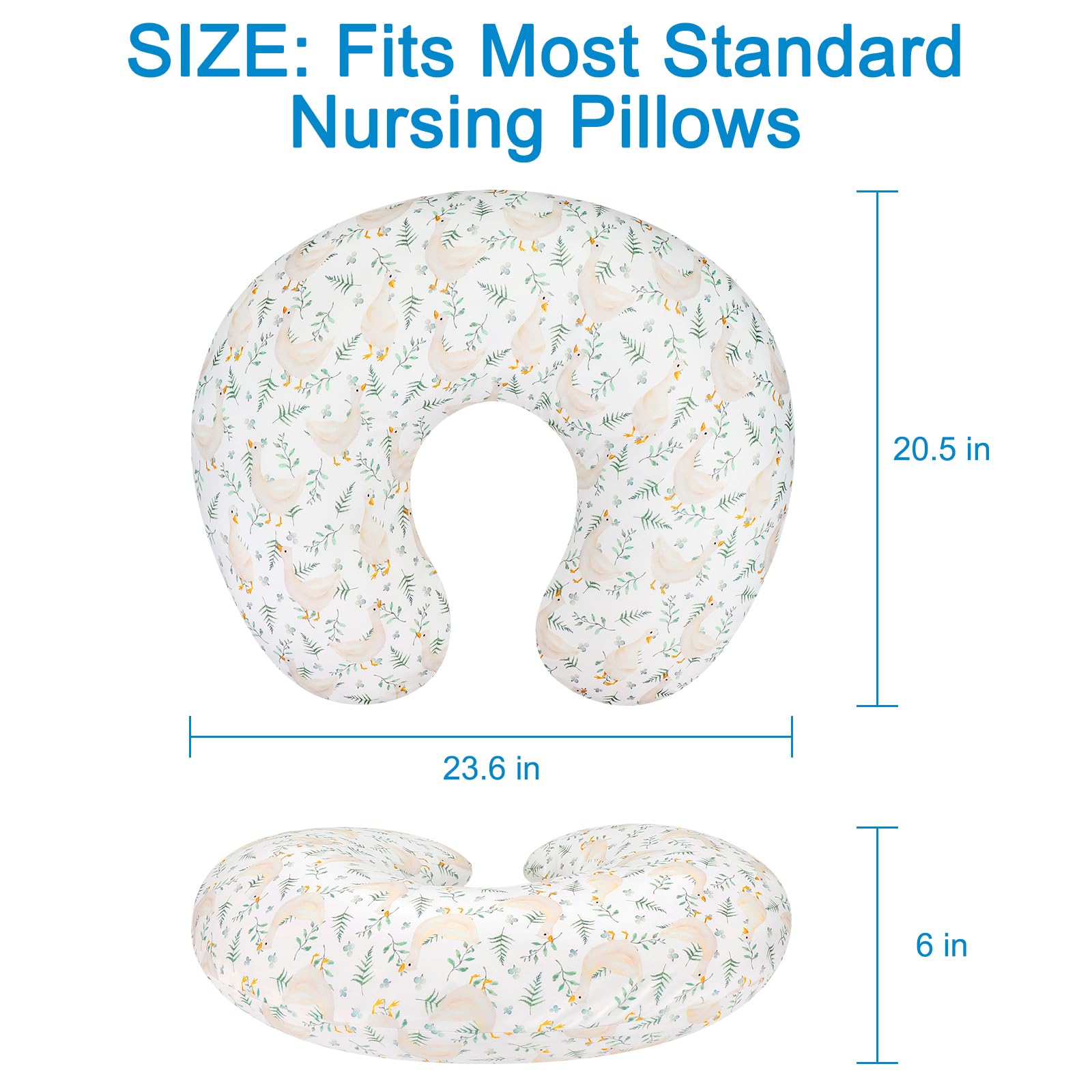 Accmor nursing pillow cover gift-ready packaging makes baby shower gifting easy.