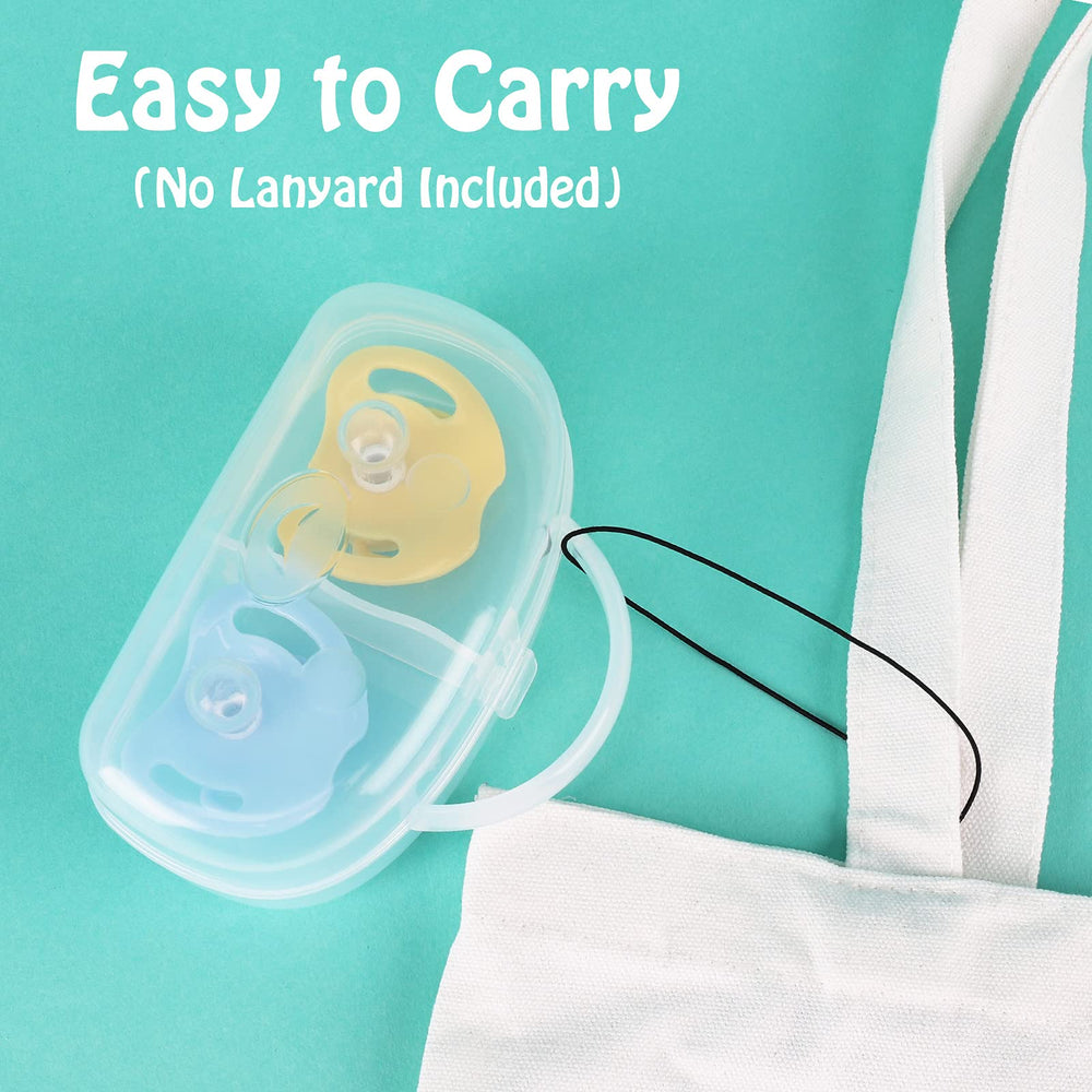 Accmor pacifier case cleaning-ready design supports maintenance between outings.