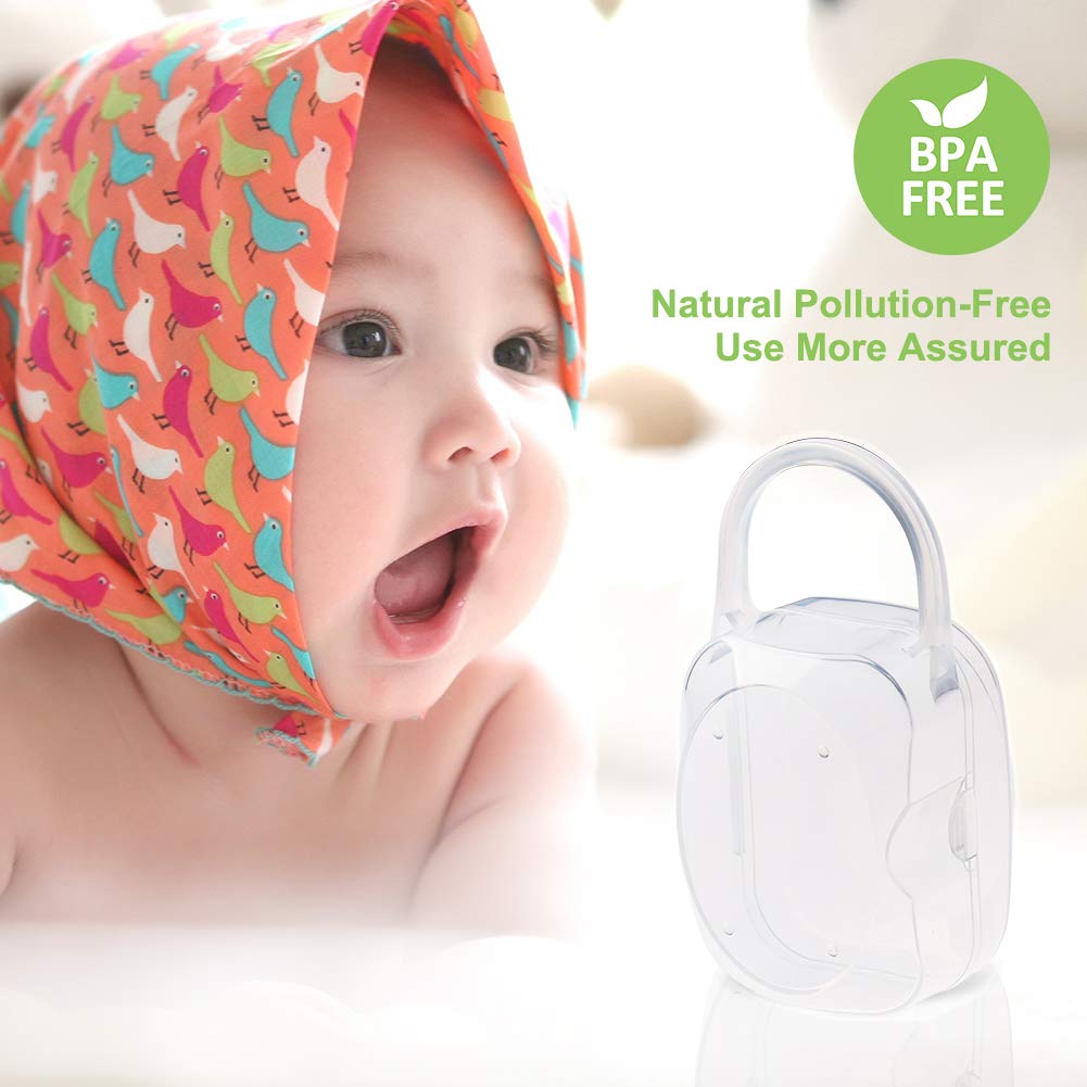 Accmor pacifier case fits most pacifiers on the market for versatility