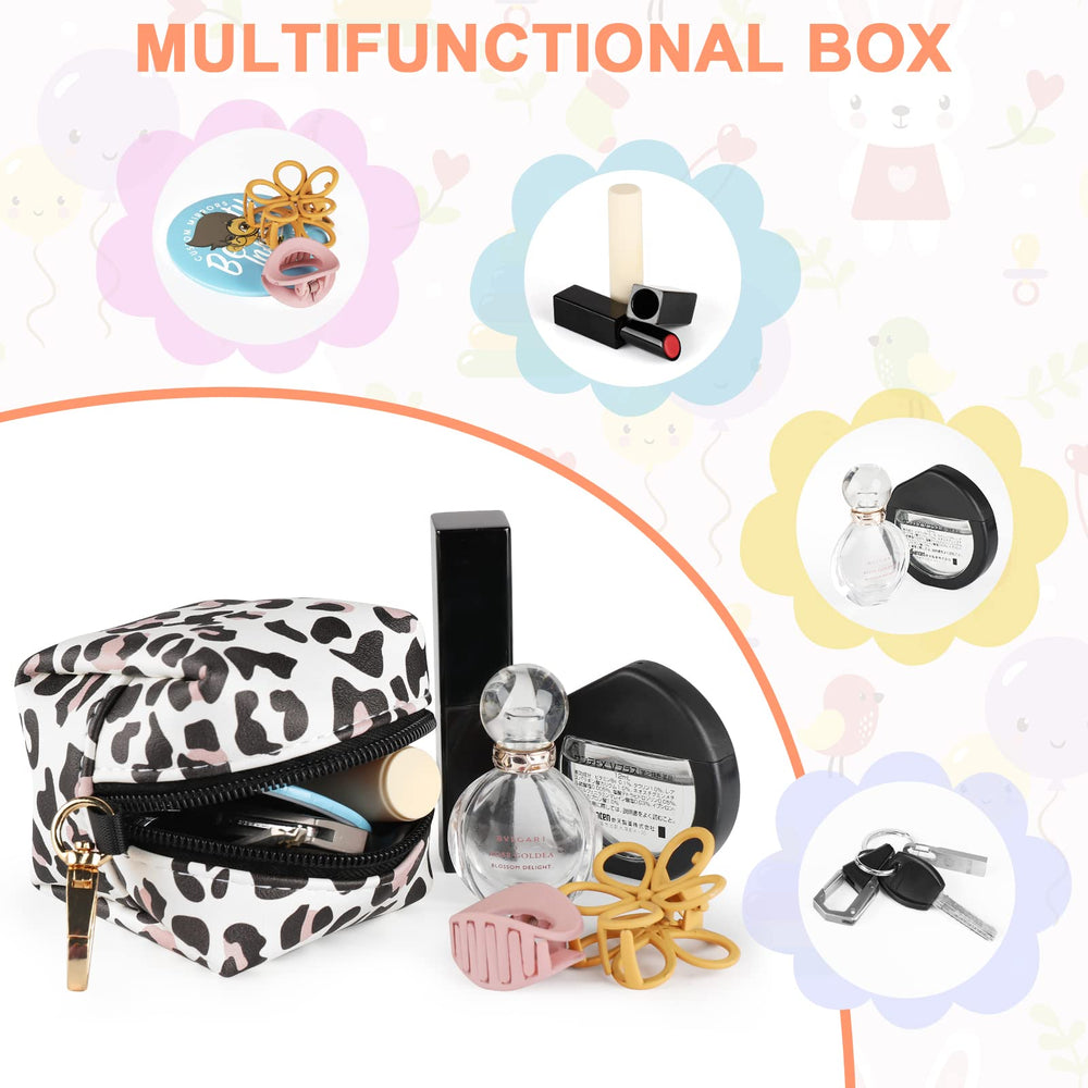 Accmor pacifier case doubles as mini storage for earphones and lip balm.