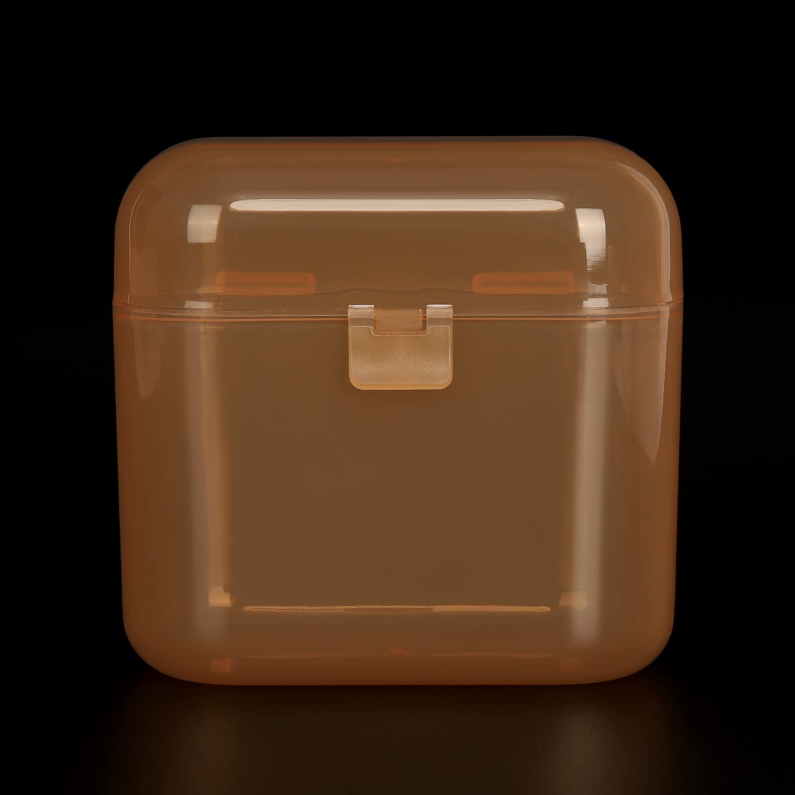 Accmor pacifier case travel brown open reveals two slots for convenient packing