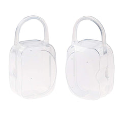 Accmor pacifier case travel-compact with lid closed for on-the-go use