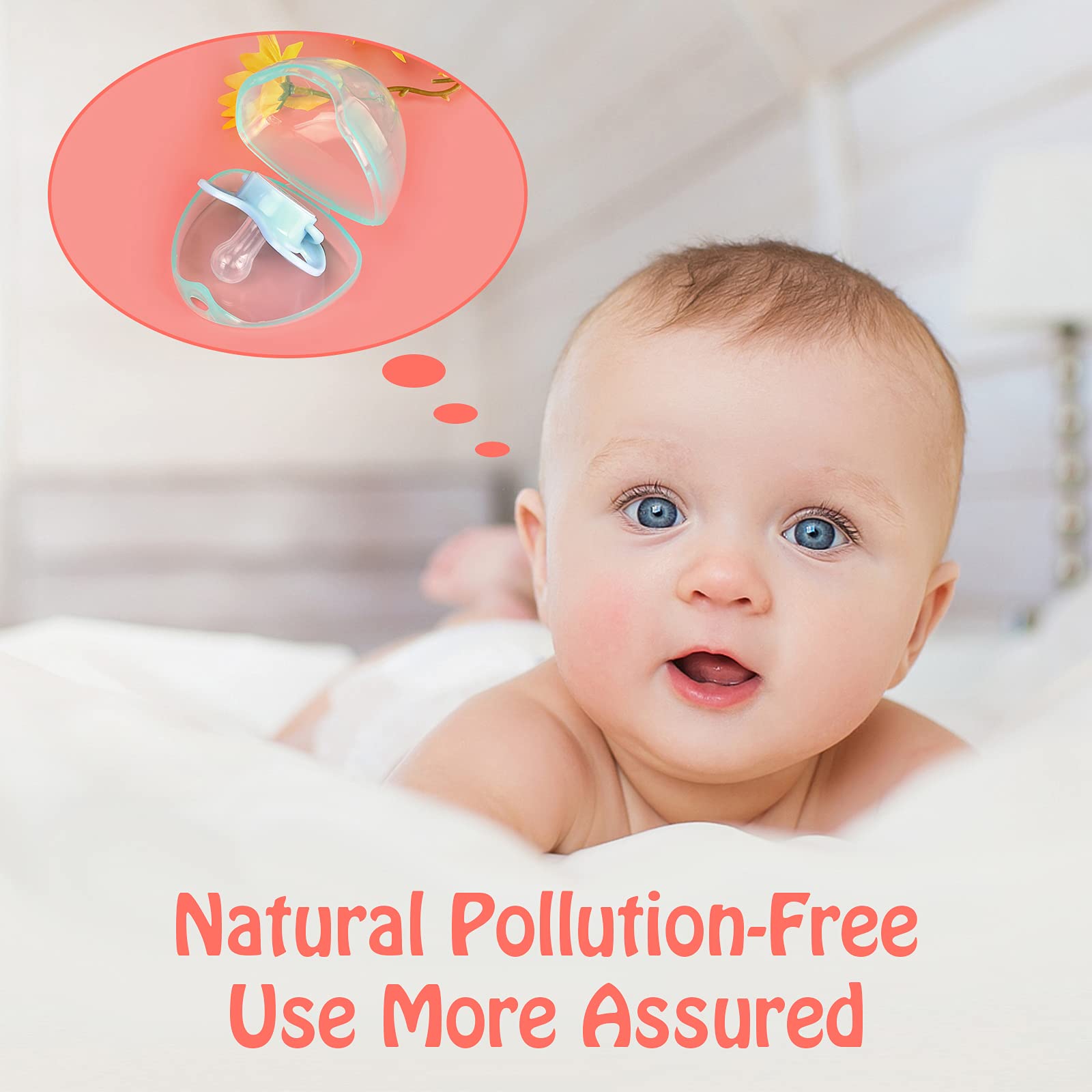 Accmor Pacifier Case universal-fit—holds most major pacifiers.