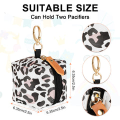Accmor pacifier case zipper detail highlights secure, quick-access design.