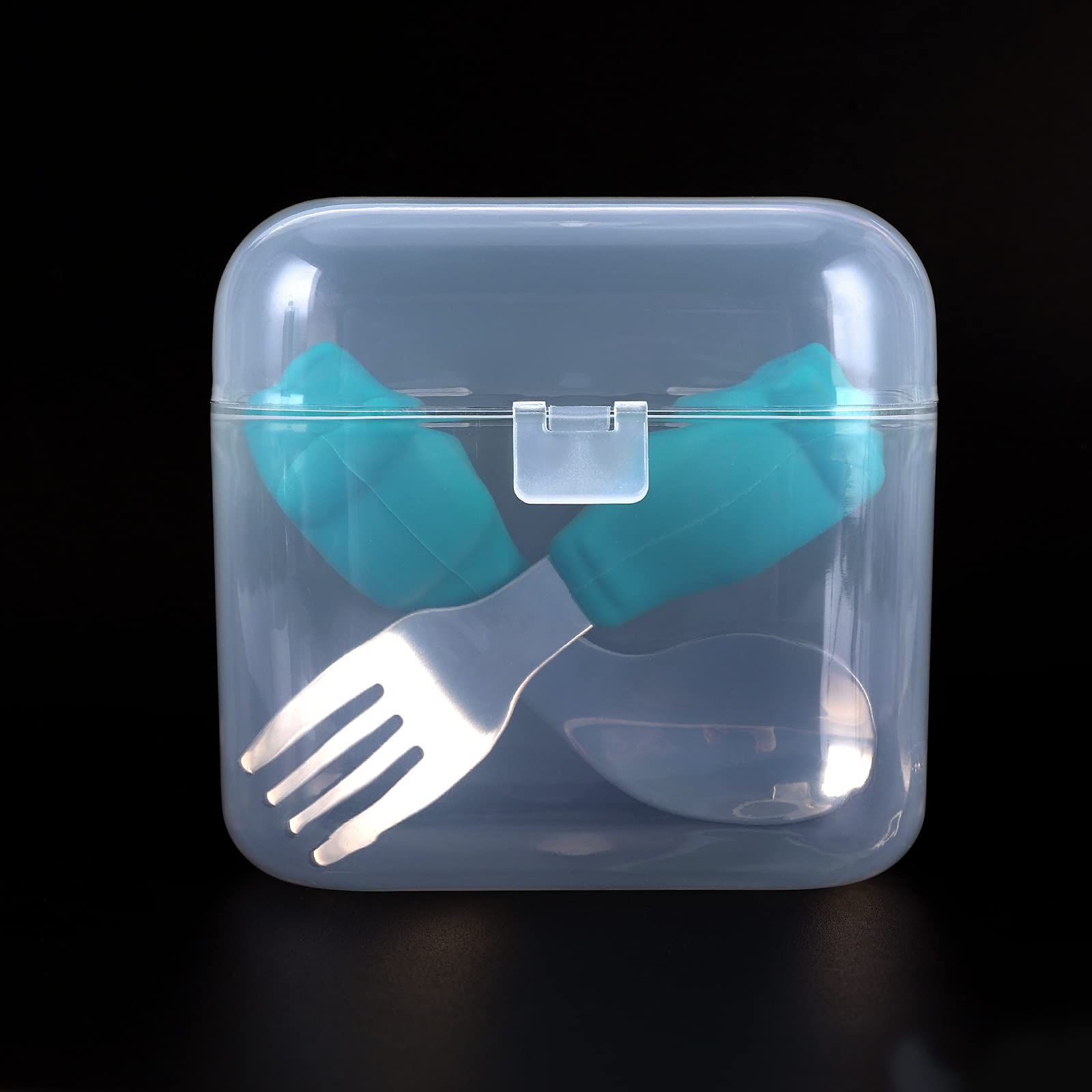Accmor pacifier container clear view allows quick inside-content checks.