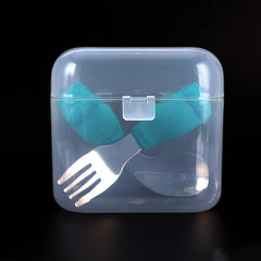Accmor pacifier container clear view allows quick inside-content checks.