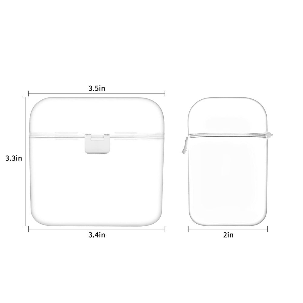 Accmor pacifier container multi-use design supports snacks and clips.