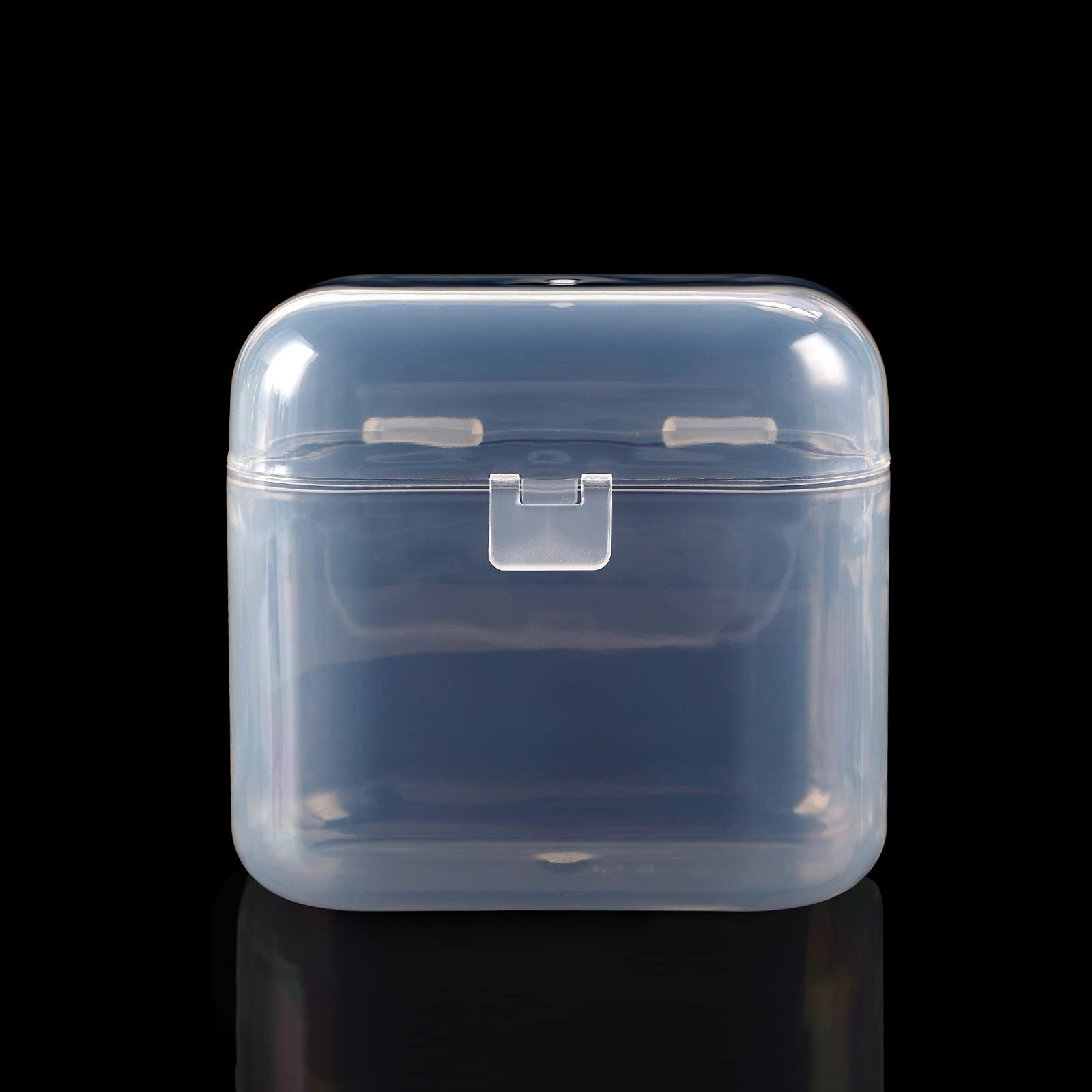 Accmor pacifier container travel case open shows easy access and clean storage.