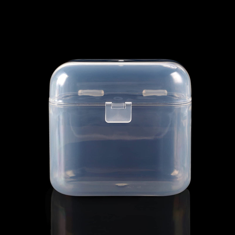 Accmor pacifier container travel case open shows easy access and clean storage.
