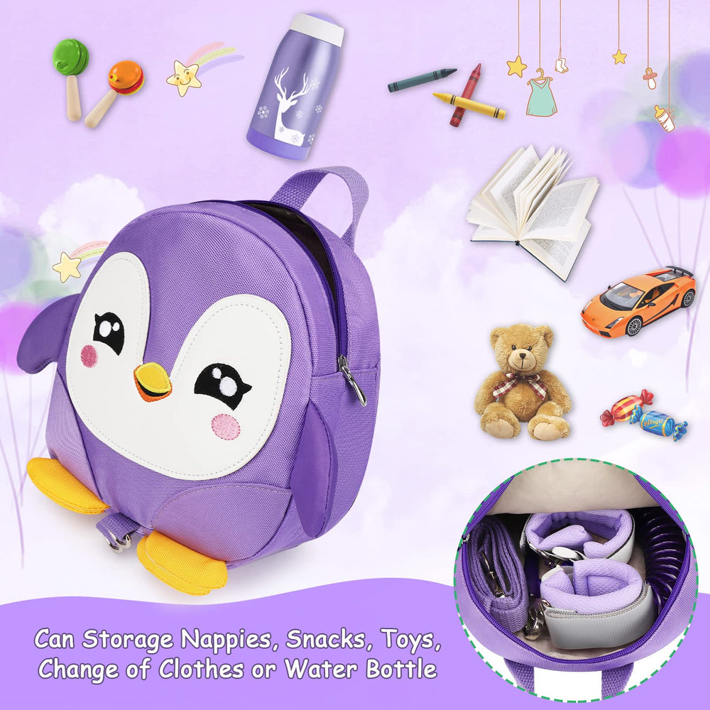 Accmor penguin backpack leash combo keeps kids close in crowds.