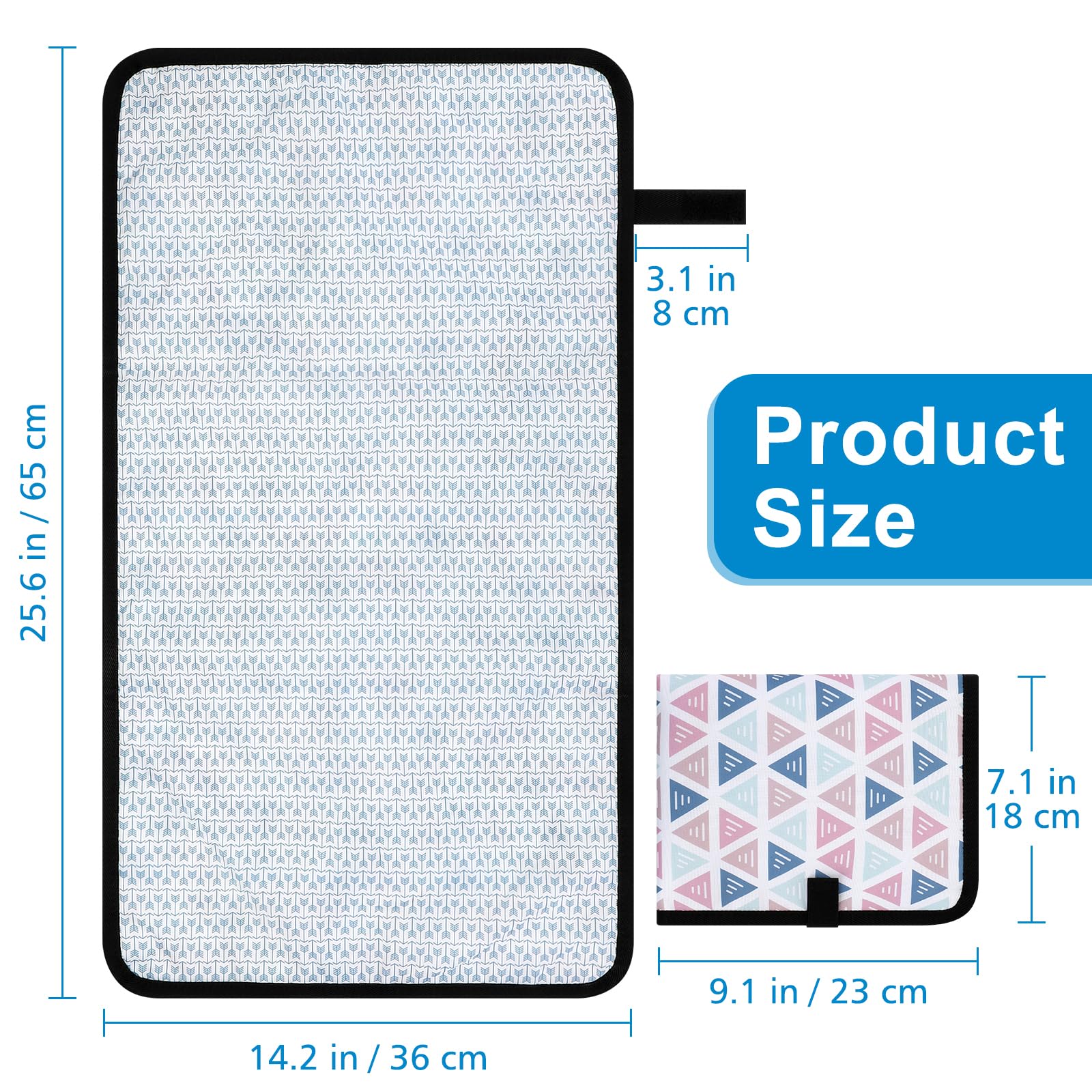 Accmor PEVA interior offers water resistance and easy wipe-clean surface.