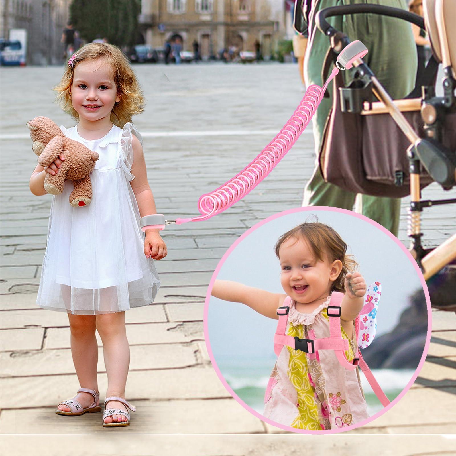 Accmor pink butterfly design adds friendly style for everyday outings