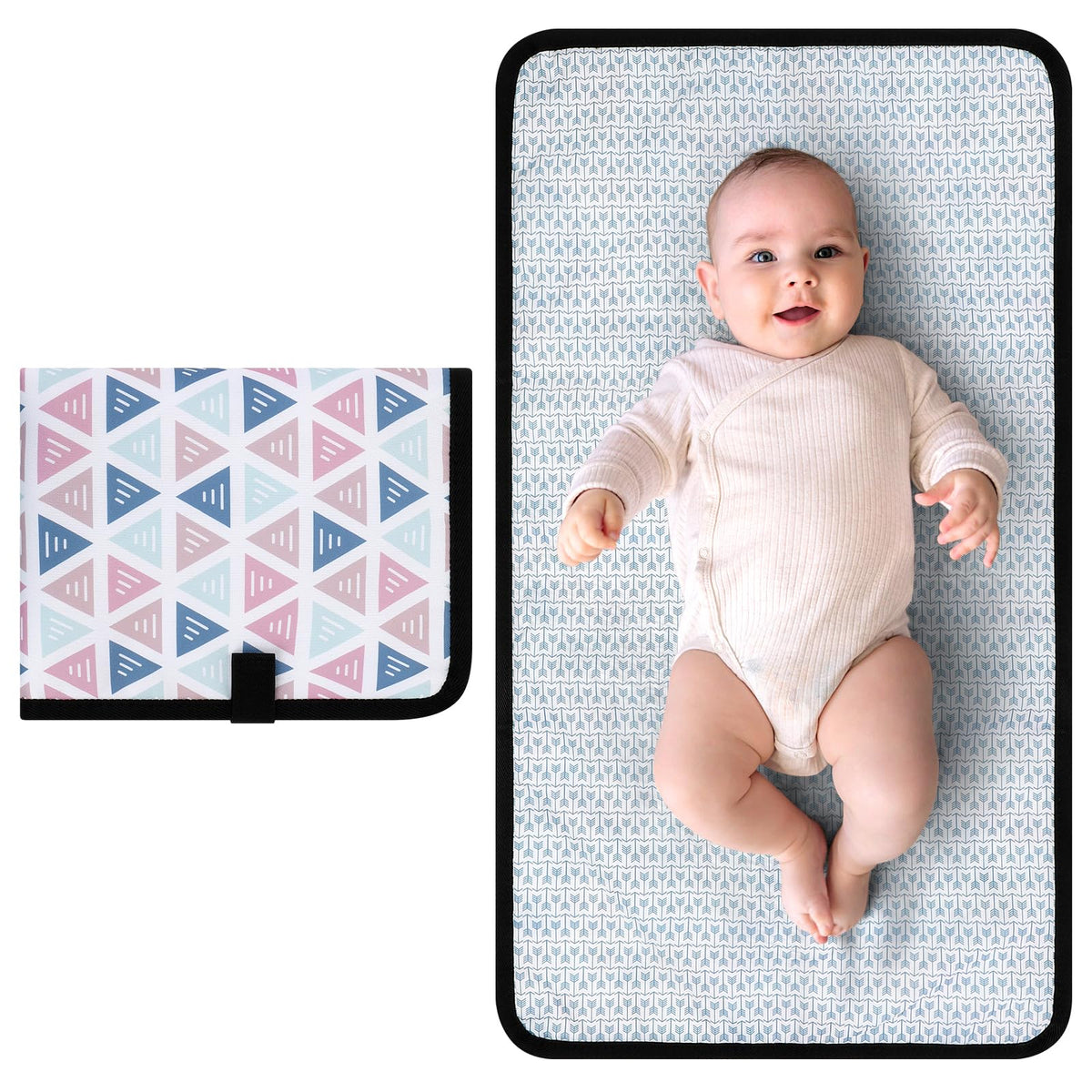 Accmor portable diaper changing pad folded compact for on-the-go changes.