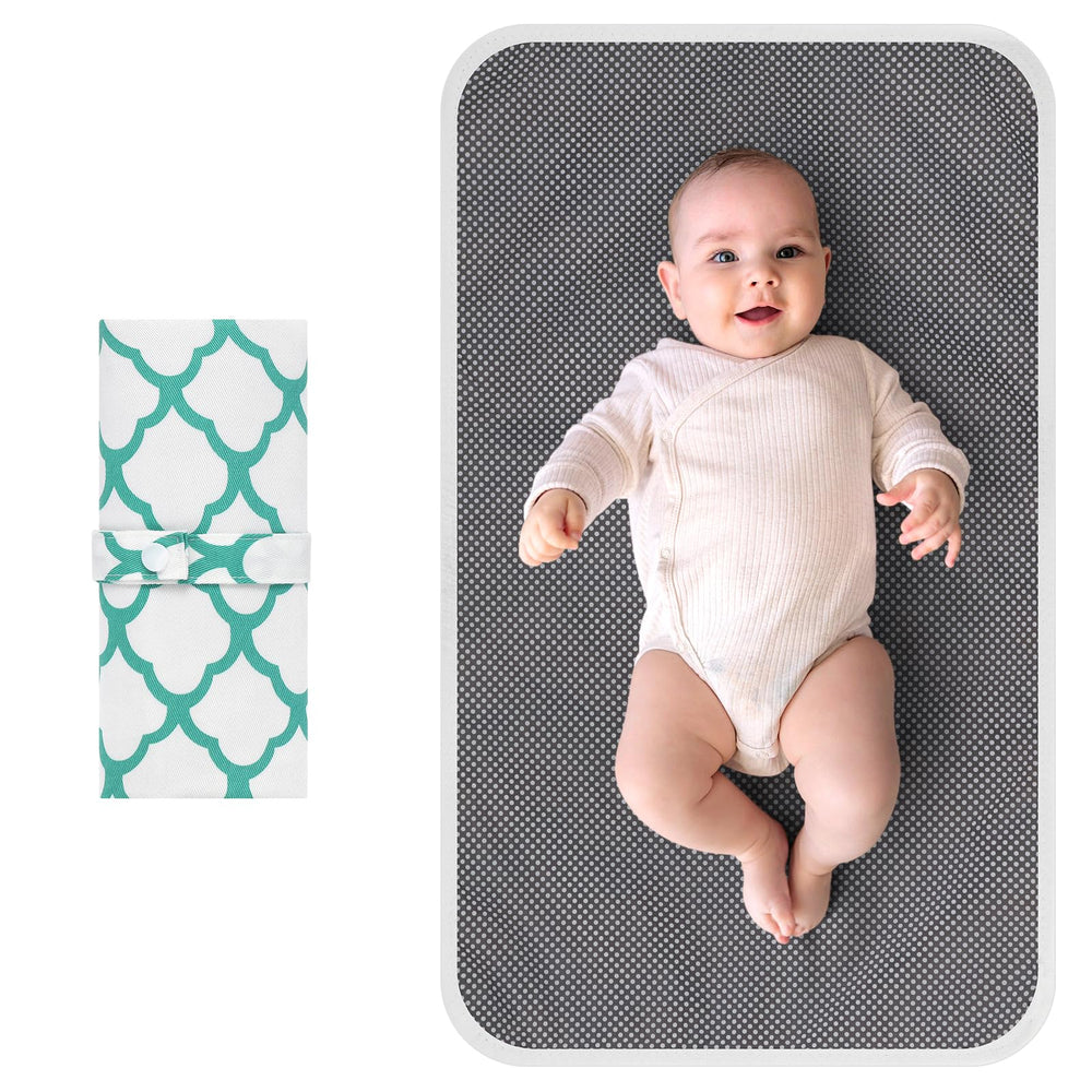 Accmor portable diaper changing pad folded for travel convenience.