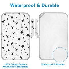 Accmor portable diaper changing pad large 24x15 area offers ample space for newborns.