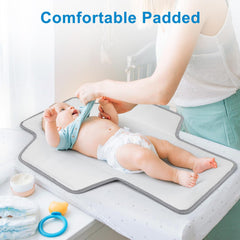 Accmor waterproof top surface keeps surfaces clean during diaper changes.
