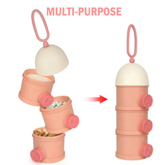 Accmor portable milk powder container ideal for baby travel.