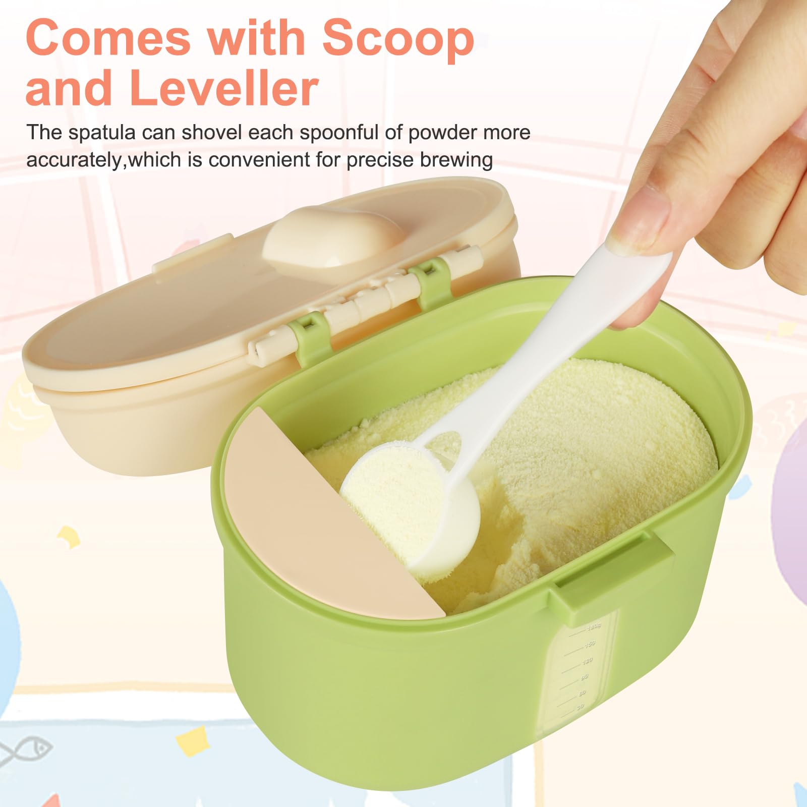 Accmor portable dispenser fits in bags for on the go feeding