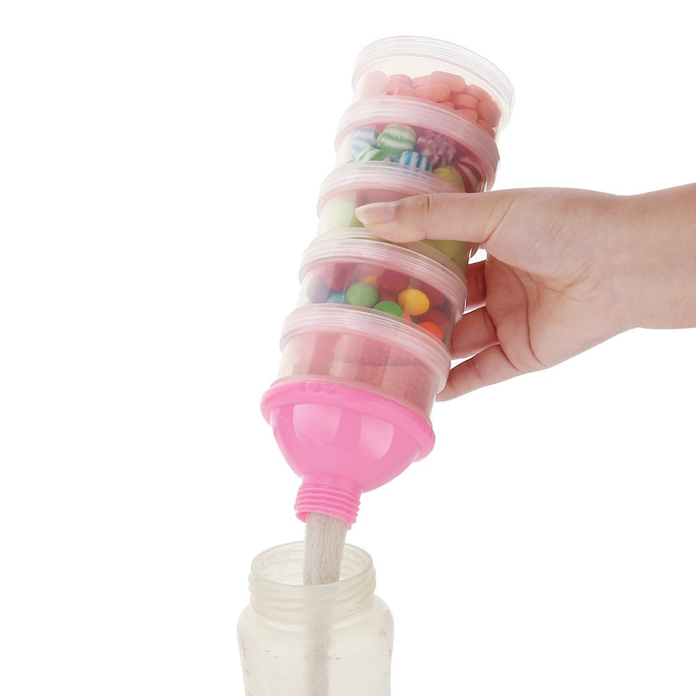 Accmor five-layer design provides pre-measured portions for quick prep.