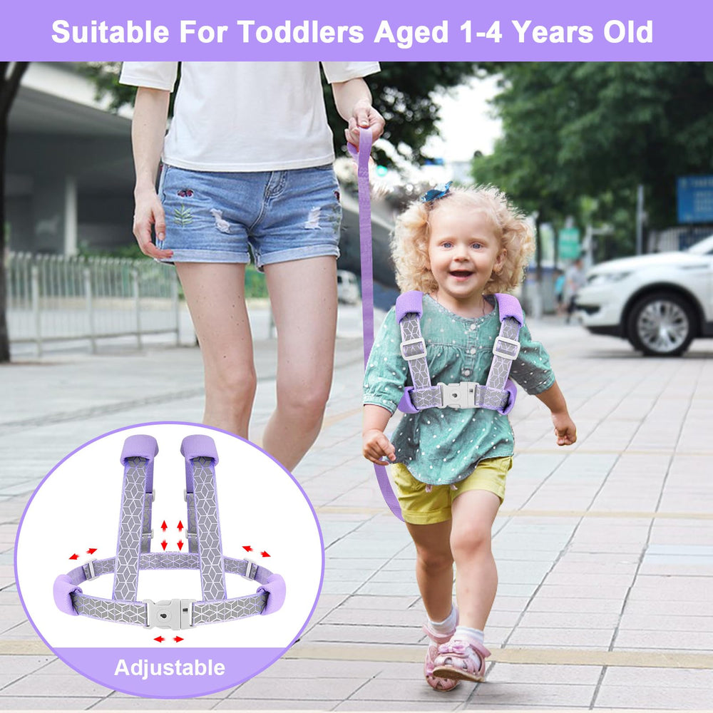 Accmor purple harness design adds a cute, family-friendly touch for outings.